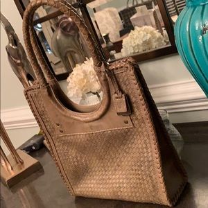 Frye leather tote